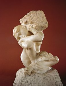 Cariatide con una piedra, 1881-82